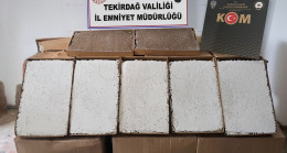 Yarım milyon makaron ele geçirildi