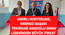 Sınırlı Kontenjan, Sınırsız Başarı: Tekirdağ Sınav Anadolu Lisesi’nden Büyük Fırsat