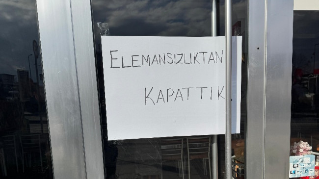Tekirdağ’da işsizlik ve eleman sıkıntısı çelişkisi: Kapıya asılan yazı şoke etti
